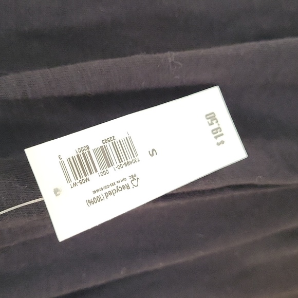 Old Navy Black V Neck Adjustable Spaghetti Strap Cinched Dress 100% Cotton - Picture 7 of 10